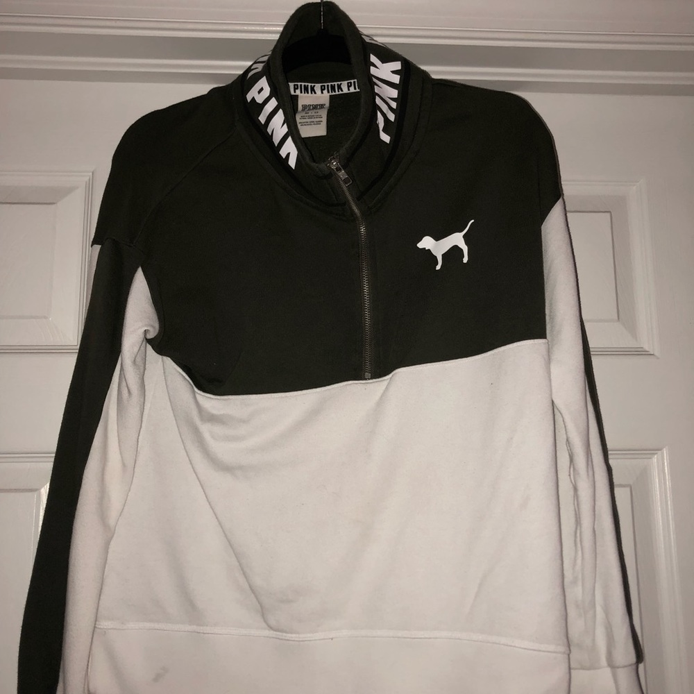 VS Pink quarter zip jacket